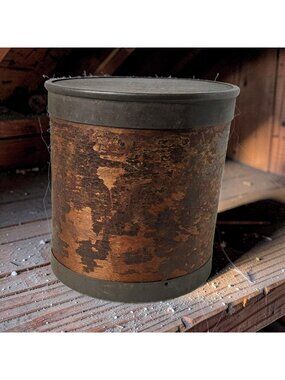 Antique Primitive Wooden Pantry Food Storage Box